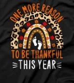 One More Reason To Be Thankful This Year Leopard Rainbow T-Shirt