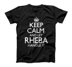 Rheba Name Keep Calm Funny T-Shirt