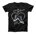  Chucks and Pearls 2021 Dark Heart Gift T-Shirt