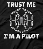  Drone Pilot Camera Flubobjekt Flying T-Shirt