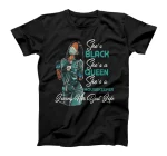  She's Black She's a Queen She's Housekeeper T-Shirt