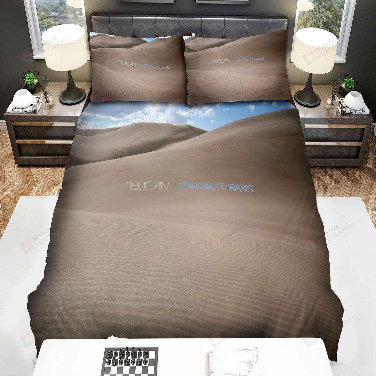 Personalized Bedding Set - Ataraxiataraxis Pelican Spread Included 1 Soft Duvet Cover or Quilt and 2 Lightweight Breathe Pillowcases