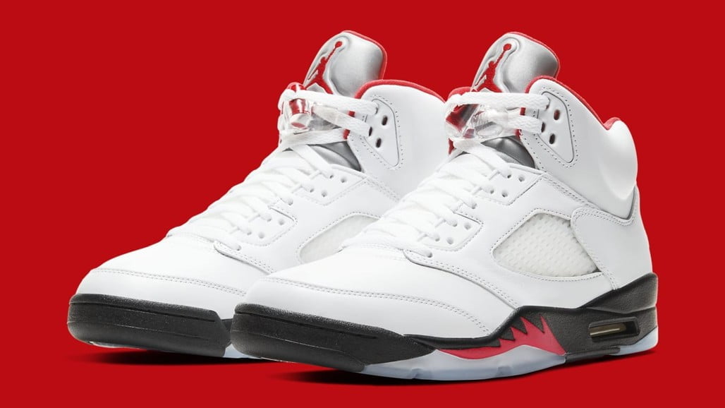 retro 5 silver tongue